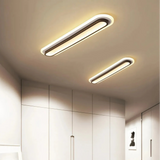 Ovale LED-Deckenleuchte für Flur und Diele