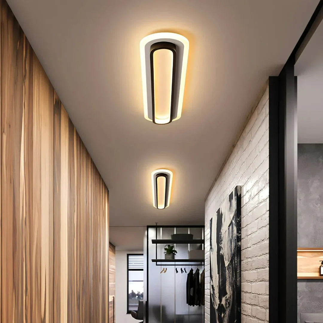 Ovale LED-Deckenleuchte für Flur & Diele