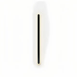 Lange schwarze LED Wandleuchte, dimmbar, modernes Design
