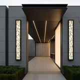 Längliche Außenwandleuchte im Design-Stil, IP65 für die Terrasse