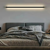 Moderne längliche LED Wandleuchte in Gold