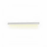 Längliche LED-Wandleuchte in Weiß