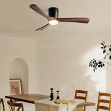 Leiser Deckenventilator mit Licht im skandinavischen Design