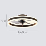 Leiser Deckenventilator mit Licht und Fernbedienung
