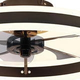 Leiser Deckenventilator mit Licht und Fernbedienung