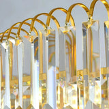 Luxuriöser LED Kristallkronleuchter in Gold, Ø40 cm für Schlafzimmer