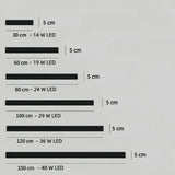 Minimalistische LED Außenleuchte mit Bewegungsmelder dimmbar schwarz
