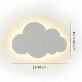 Minimalistische Wolkenform Wandleuchte fürs Kinderzimmer