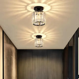 Modern Deckenleuchte Flur aus Kristall mit LED