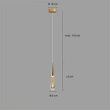 LED Kristall Pendelleuchte im Wassertropfen Design für das Schlafzimmer