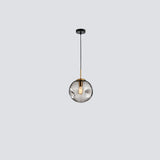 Moderne Pendelleuchte aus mundgeblasenem Glas für das Esszimmer