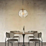 Moderne Pendelleuchte aus mundgeblasenem Glas für das Esszimmer