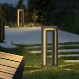Moderne LED-Solar-Wegeleuchte in rechteckigem Design, IP65