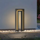 Moderne LED-Solar-Wegeleuchte in rechteckigem Design, IP65