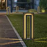 Moderne LED-Solar-Wegeleuchte in rechteckigem Design, IP65