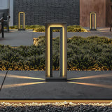 Moderne LED-Solar-Wegeleuchte in rechteckigem Design, IP65