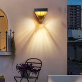 Moderne LED Außenwandleuchte aus Kristall IP65 für den Außenbereich