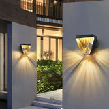 Moderne LED Außenwandleuchte aus Kristall IP65 für den Außenbereich
