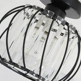 Moderne LED Deckenleuchte für den Flur im Kristall Design, Ø19 cm