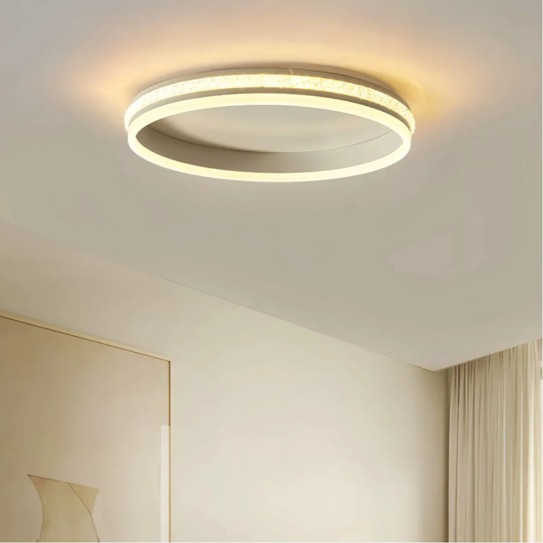 LED Deckenleuchte Ringe dimmbar mit Fernbedienung