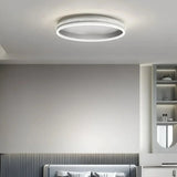 Moderne LED Deckenleuchte mit Ringen dimmbar Kristalloptik Silber