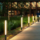 Moderne LED Garten Wegeleuchte schwarz mit IP65