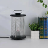 Moderne LED Gartenlaterne aus Glas für Außenbereiche IP65