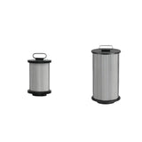 Moderne LED Gartenlaterne aus Glas für Außenbereiche IP65