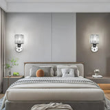 Moderne LED Kristall-Wandleuchte für Schlafzimmer