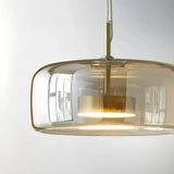 Moderne LED Pendelleuchte aus Glas – dimmbar, ideal für Esszimmer