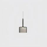 Moderne LED Pendelleuchte aus Glas in Zylinderform für Schlafzimmer