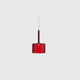 Moderne LED Pendelleuchte aus Glas in Zylinderform für Schlafzimmer