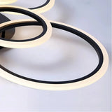 Moderne LED Ring Deckenleuchte fürs Wohnzimmer