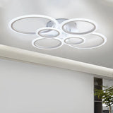 Moderne LED Ring Deckenleuchte fürs Wohnzimmer