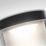 Moderne Runde LED Wandleuchte für den Außenbereich