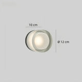 Moderne Runde LED Wandleuchte für den Außenbereich