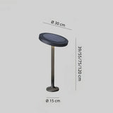Moderne Solar-Wegeleuchte für den Garten, IP65, mit schwenkbarem Leuchtenkopf