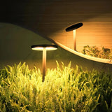 Moderne Solar-Wegeleuchte für den Garten, IP65, mit schwenkbarem Leuchtenkopf