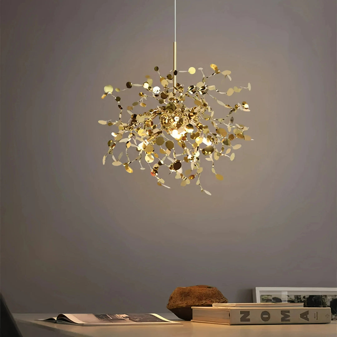 Dimmbare LED-Pendelleuchte im Sputnik-Stil mit dekorativer Lichtwirkung