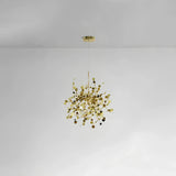 Moderne Sputnik LED Pendelleuchte aus Edelstahl, dimmbar, für Esszimmer