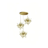 Moderne Sputnik LED Pendelleuchte aus Edelstahl, dimmbar, für Esszimmer