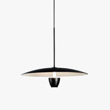 Moderne UFO Hängeleuchte für Esszimmer, höhenverstellbar, schwarz