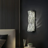 Moderne Wandleuchte aus Kristall für das Schlafzimmer