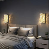 Moderne Wandleuchte aus Kristall für das Schlafzimmer
