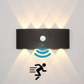 LED Außenwandleuchte mit Bewegungsmelder – IP65, wasserdicht