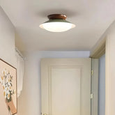 Moderne Deckenleuchte im Schalendesign in Grün für Flur und Wohnräume