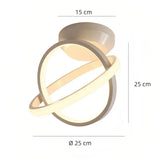 Moderne Deckenleuchten im Ringdesign für den Flur
