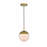 Moderne Glaskugel-Pendelleuchte für das Esszimmer