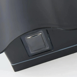 Schwarze LED-Wandleuchte für Hauswand, Eingang und Terrasse
