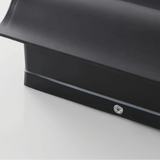 Schwarze LED-Außenwandleuchte IP65